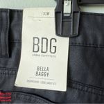 BDG Urban Outfitters Jeans 31 Bella Baggy Black Faux Leather Photo 3