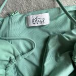 Oh Polly  Mint Backless Cut Out  Ruched Dress Size 2 Photo 2