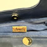 Ashneil Vintage Elegant Navy soft Leather Handbag Blue Photo 4