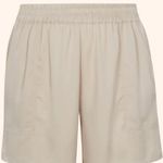 Odd Bird Eco Satin Kardeş Wide Leg Pull On Pants Elastic Waist Loungewear 5XL Tan Size 5X Photo 0