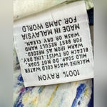 Jams World Jams‎ World Dress Color Dance Abstract Print 100% Rayon Sleeveless Resort Wear M Photo 10