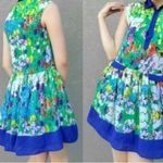 Nanette Lepore NWOT L’amour watercolors sleeveless shirt dress, size medium Photo 2