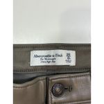 Abercrombie & Fitch EUC 90s Straight Ultra High Rise Faux Leather Pants 25/0s Photo 3