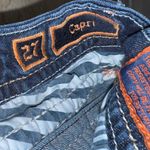 Rock Revival  clover Dark Blue capri crop cropped Jeans denim Photo 5