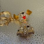 Gold and Red Dog Keychain Photo 3