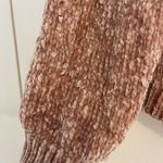 EXPRESS Super Soft Chenille Knit Long Sleeve Chunky V-neck Sweater Small Photo 6