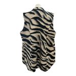 Chico's CHICO’S Wool Blend Zebra Print Sleeveless Jacket Vest Shrug Size 3 Photo 5