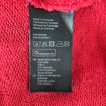 Divided Open Back Red Knit High-Low Sweater Size S Oversized Photo 9