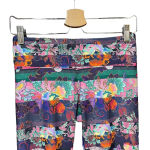 Onzie Bold Floral Print Stripe Cropped Leggings Size S/M Photo 1