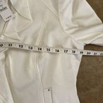 White House | Black Market Jacket Womens Size 14 White Ruffle Business Long Sleeve Photo 3