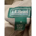 L.L. Bean Women's Size 12‎ Beige Nylon Cargo Hiking Shorts with Belt Tan Photo 4