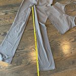 Lululemon Align Strappy Tank & Ribbed Mini Flare Short Leggings Set Nomad NWOT Photo 6