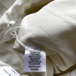 Lovers + Friends  Norrie Jumpsuit Deep V Neck Pleated Pockets Skinny White S Photo 4