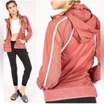 Free People FP Movement
Windbreaker Jacket Hooded
Packable Rose Pink Size XS Red Photo 1