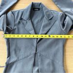 A Byer Vintage Y2K A. Byer Grey Blazer Jacket Sz S Single Eye hook 90s Academia Preppy Photo 8