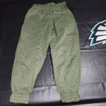 Urban Outfitters  Womens Green Utility Jogger‎ Pants Small - No Drawstring Photo 1