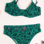 Boutique 1135 green cheetah belted swimsuits Photo 4