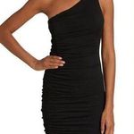 Alice + Olivia One-Shoulder Minidress Photo 0