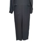 Wilfred Aritzia Utility Broiler Jumpsuit Gray Button Pockets Crepe Size Medium Photo 9