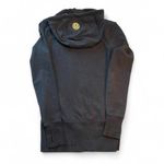 Lululemon RARE! Athletica Full Zip Hoodie Heathered Black/Grey/Yellow Size 6 Photo 4