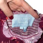 Hill House Ellie The Nap Dress Floral Square Neck Flutter Sleeve Midi Dress Purple Photo 7