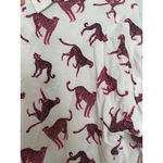 ASOS  Cheetah Button Up Shirt 6 White Pink Long Sleeve Baddie Indie Sleaze E-Girl Photo 4