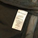 Athleta  Womens Essence Mesh Trim Tank Top Work Out Athletic Gray XXS Photo 3