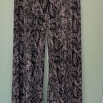 Veronica M Snakeskin Print Flare Pants Photo 2