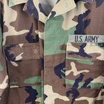 Authenic Grunge Green Camo U.S. Army Military Jacket Size XL Photo 3