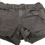 Old Navy Boyfriend Shorts Womens Size 4 Distressed Black Mid-Rise Jean Denim Photo 6