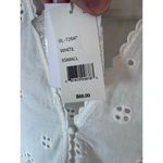 Lucy Paris  Loray Embroidered Shirt white sz XS NWT $88 Photo 12