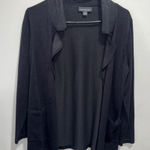 Fortune + Ivy  black lightweight cardigan with 2 front pockets Photo 0