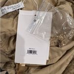 Mac Duggal NWT  Gold Beaded Cap Sleeve V Neck 5625 Column Gown Photo 10