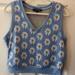 Mixed Threads Sweater Vest Blue Size XL Photo 0