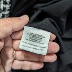 Tory Burch  Paulina Open Knit Fringe Black White Dress Size small Photo 9