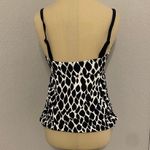 24 & Ocean Black and White Tank Swimsuit Top Photo 4