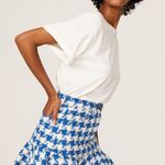 Sandro Sixtine Houndstooth Flounce Mini Skirt Size 6 Photo 1