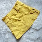 Roma Studio Yellow Mini Skort with Pockets Size Small Photo 5