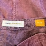 Pilcro and the Letterpress Anthropologie  Peplum Skirt Size 4 Dust‎ Rose Corduroy Photo 2