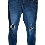 Old Navy Rockstar Mid Rise Distressed Denim Jeans Photo 1