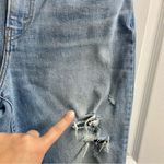 Levi's Levi’s Jeans Womens 29 Silver Tab Mom High Rise Distressed Light Blue Denim Photo 4