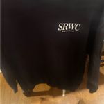 Sporty & Rich black sweatshirts with white lettering on front and back Photo 6