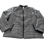 Chico's Reversible Black White Houndstooth lightweight Puffer jacket Photo 0