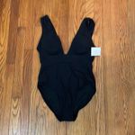 Andie Swim The Mykonos Rib One Piece LT Swimsuit Black size M Tall NWT Size M Photo 2