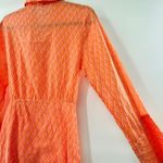 Free People NEW Rillo Beach Summer Shirtdress Extra Small Orange Pink Photo 10