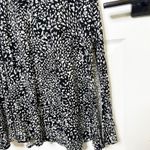 Free People  Looking For Love Black White Midi Dress Size 4 Boho Festival Photo 6