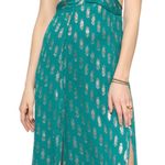 Free People Teal Vintage Maxi Dress Photo 0