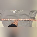 Talbots  Dress Size 4 Gray Sheath Evening Gown Beaded Mother Bride Groom Long Photo 3