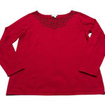 Susan Graver 3/$15  red sweater Photo 0