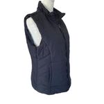 Aeropostale women’s black sleeveless zip up vest size medium fully lined Photo 2